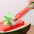 New Windmill Plastic Slicer with Watermelon Knife Form Used in Stainless Steel Tool of Watermelon Power-saving Cutting Machine