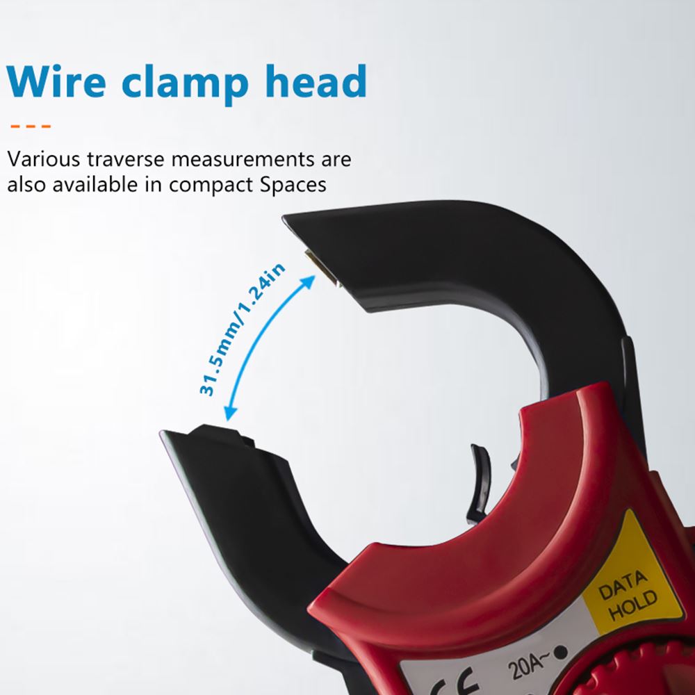 KT87N Digital Multimeter Ampere Clamp Meter Current Clamp Pincers AC DC Current Voltage Transistor Tester Current Clamps