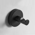 black stainless steel Towel Hooks Cloth Towel Bath Coat Hanger Door Wall Hook Retro Home Deco Bathroom Accessories Rack