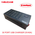 30 port USB Smart 300W charger with light