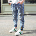 Boys Jeans Full Length Denim Pants 2021 Spring Autumn Fashion Boys Pants Casual Kids Clothes 4 6 8 10 12 Years Children Clothing