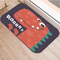 Dinosaur Print Floor Mat Carpet Soft Flannel Doormat Rugs for Bedroom Living Room Door Floor Hallway Mats