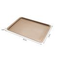 1pc Heat-Resistant Cookie Pan Creative Rectangular Nonstick Baking Tray Baking Pan Cake Sheet DIY Baking Tools