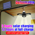Garage Light LED Solar Wall Lamp Outdoor Emergency Lamp Bulb LED Deformable Light Waterproof Lampada 60W 80W Ceiling Light