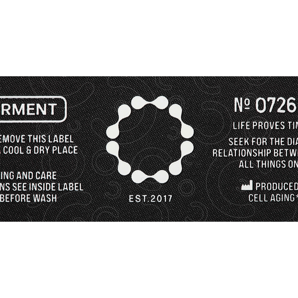Precision silicone printing label