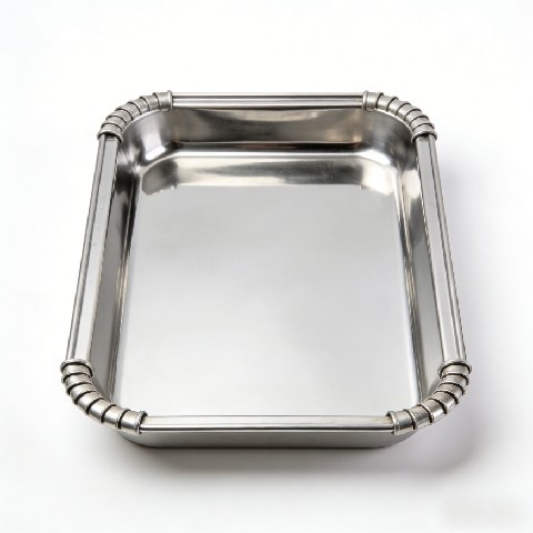 Thickened Rectangular Stainless Steel Tray