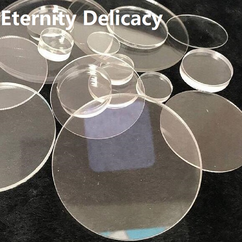 12cm 14cm 15 cm 18cm 20cm Round Plexiglass Transparent Clear plastic Sheet acrylic board Round organic glass polymethyl