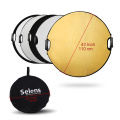 Selens 110CM 5 in 1 Reflector Photography Portable Light Reflector with Carring Case for photography photo studio accessories