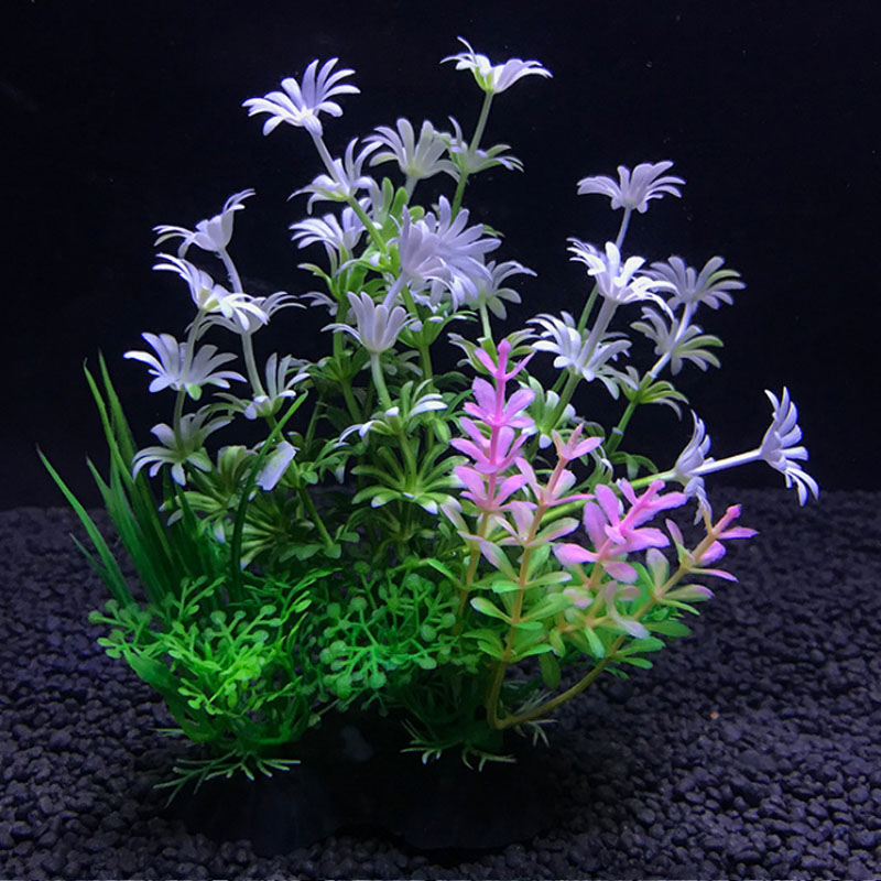 Simulation Artificial Plants Aquarium Decor Water Weeds Ornament Plant Fish Tank Aquarium Grass 14Cm Decoration