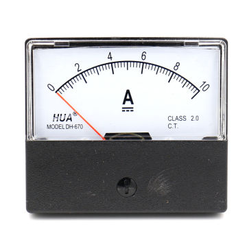 CQ-670 DC 0-10A Analog Panel Meter Ammeter Gauge DH-670