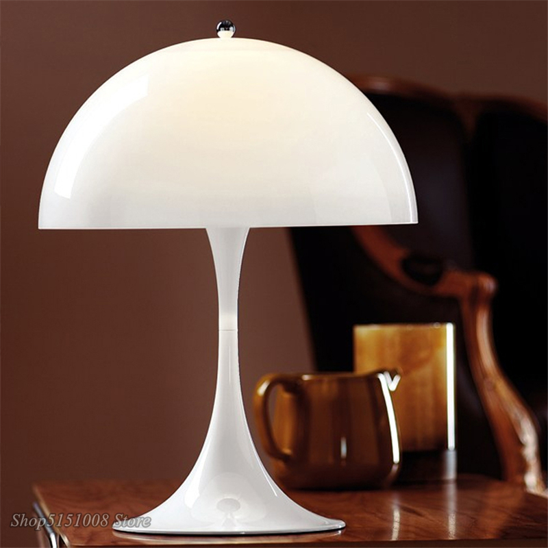 Nordic Fashion Panthella Floor Lamps Modern Simple Living Room Bedroom Bedside White Mushroom Led Table Lamp Art Decor Luminaire
