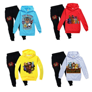 New FNAF Boys Sweatshirt Hot Sale Five Nights at Freddys Girls Hoodie Kids Clothes Boys Hoodie Christmas Costume FNAF Hoodie