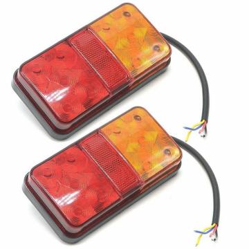 Truck Van Lamp Trailer Light Truck Light System Other Vehicle Parts Pair 12V Rear Stop LED Lights Tail Brake Indicator