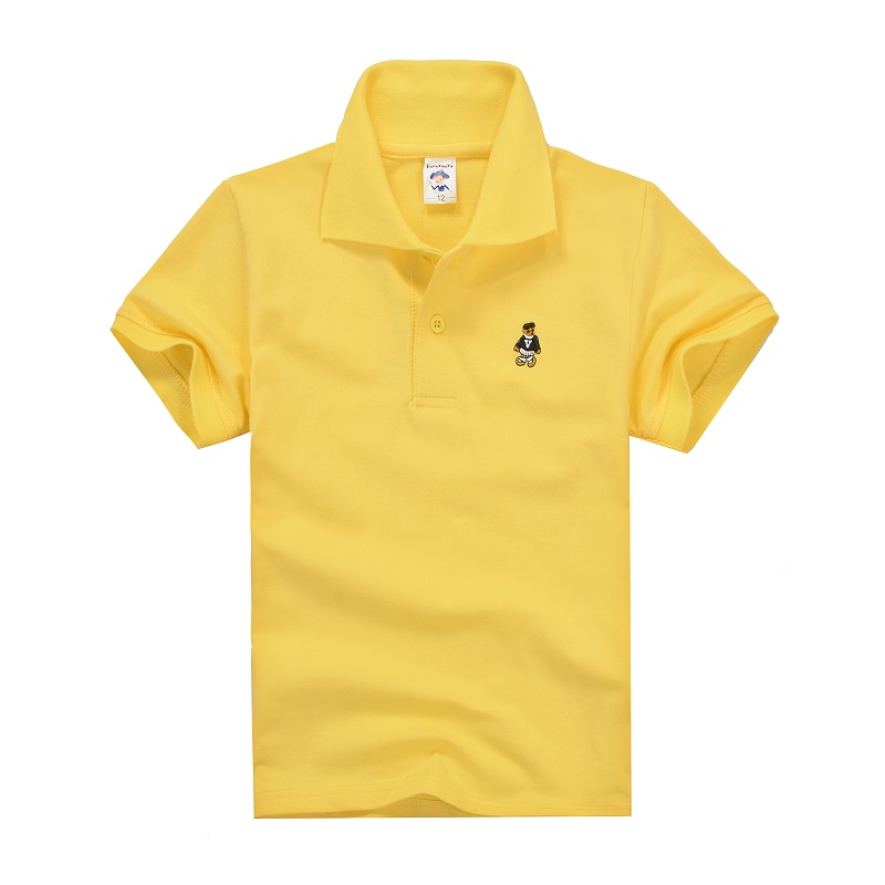 Boys polo shirt 3-12T brand children's long-sleeved High quality shirt warm cotton T-shirt