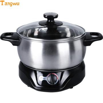 Free shipping Parts 1.5L multifunctional electric skillet Hot stainless steel student Malatang Multi Cookers Slow Cookers