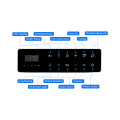 AC 110V/220V Digital Control Panel With LCD Touch Screen Spa Combo Air Bubble Pump whirlpool Water Massage Bathtub Controller
