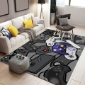 Gamer Controller Area Rugs Non-Slip Floor Mat Doormats Home Runner Rug Carpet for Bedroom Indoor Outdoor Kids Play Mat