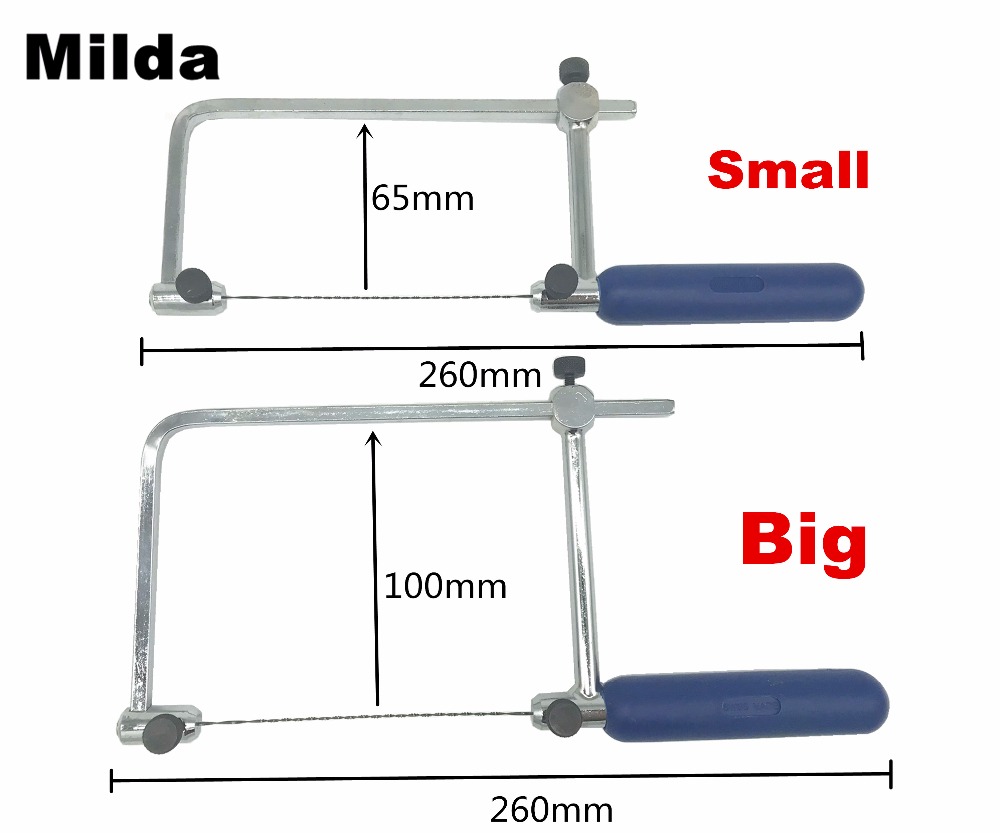 Milda Wood working Saw DIY Mini saw Scroll Coping Metal Tool U Shape Replacement Blades Garlandcurve Wire Saw Blade Carved