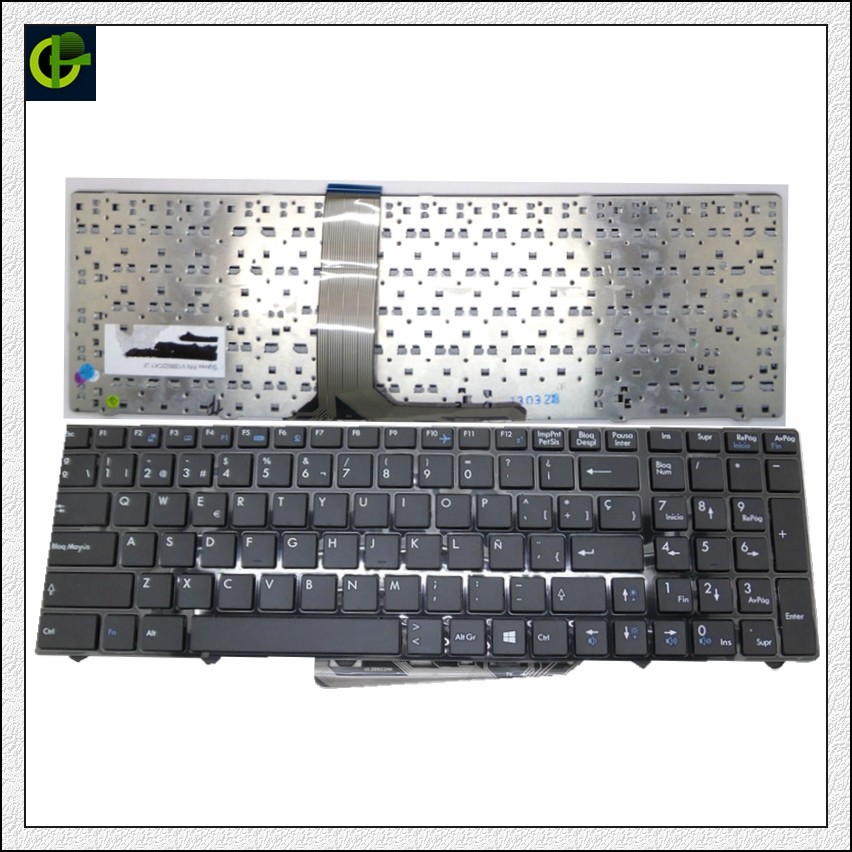 Spanish Keyboard for MSI V139922AK1 V139922BK1 V139922CK1 V139922DK1 V139922FK1 V139922HK1 V139922JK2 V139922LK1 Latin LA SP