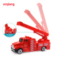2 Types Fire Engine Model Alloy Car Model Toy Fire Truck Spray Water Gun Toy Lorry Diecast Fire Truck Toy Vehicles For Kids