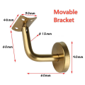 Freeshipping Stainless Steel Handrail Wall Mount Bracket Support Bracket for Stair Parts
