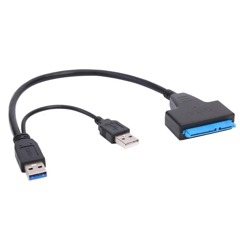 USB2.0 USB 3.0 to SATA SSD HDD Hard Disk Drive Converter Cable High Speed Adapter Cable for External 2.5 inch SATA HDD