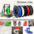 3D Printer Filament TPU 0.5kg Flexible Red Color Diameter 1.75mm Tolerance +/-0.02mm 100% No Bubble Non-toxic Printing Material