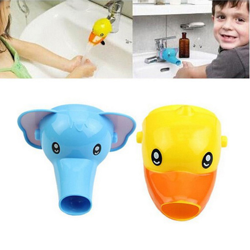 Lovely Cartoon Faucet Extender For Kids Children Kid Hand Washing in Bathroom Sink Accessories