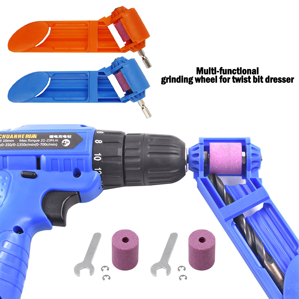 Corundum Grinding Wheel Bit Tool Portable Drill Bit Sharpener Twist Drill Bit Sharpening machine 2-12.5mm Blue or Orange