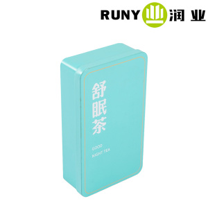 Durable Rectangular Tea Canister