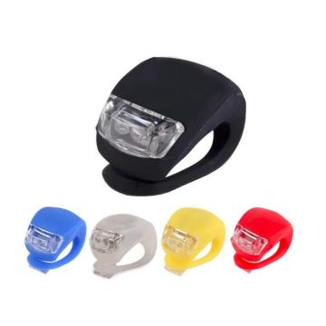 Cyrusher Silicone Safety Warning Light 3 Mode Bicycle Light Helmet LED Flash Front Wheel Bike Light Cycle Rear Tail Frog Light