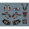Free Custom Numbers Names Motorcycle 3M STICKERS Graphics Decals For Honda CRF450R CRF450 2002 2003 2004 For Honda 450 CRF 450R