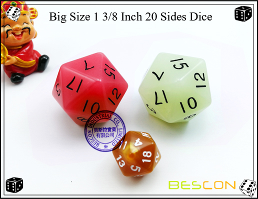 Big Size 35MM 20 Sides Dice