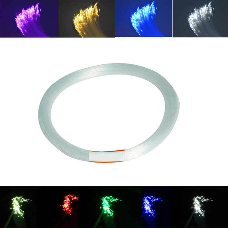 Plastic Fiber Optic Cable End Glow 50mx1.5mm 2mm PMMA Led Light Clear DIY For LED Star Ceiling Light Drop Shipping