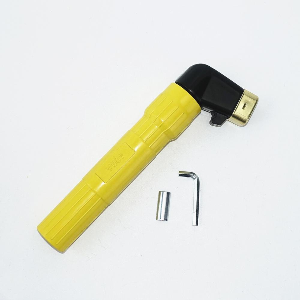 Twist Welding Electrode Holder 1.6mm to 6.4mm Electrode Clamp 400A Forged Copper Tooth EN 60974-11 CE Welding Clamp