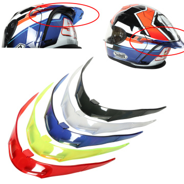 Motorcycle Refit Rear helmet spoiler Helmet tail decoration Accessories