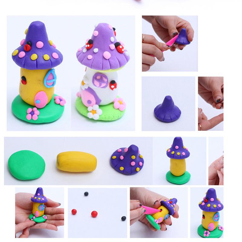 500g Single Piece Single Color Clay Mud Diy Soft Molding Process Oven Baking Clay Block Adult Children Birthday Gift