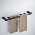 Rozin Bathroom Hardware Set Matte Black Paper Holder Towel Rail Rack Robe Hook Toilet Brush Holder Bathroom Accessories