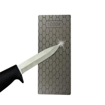 Diamond Knife Sharpening Stone 400/1000 Thin Knife Sharpener Honeycomb Surface Whetstone Knife Sharpener Grinder Honing Tool