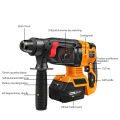 Electric Rotary Hammer Cordless Power Impact Drill with Lithium Battery Power Drill Brushless Electric Drill Power Drill
