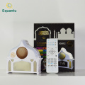 Equantu Muslim Gift Al Bluetooth Free Download MP3 Quran Speaker with 8G APP Control Changeable LED Clock Holy Al Koran Player
