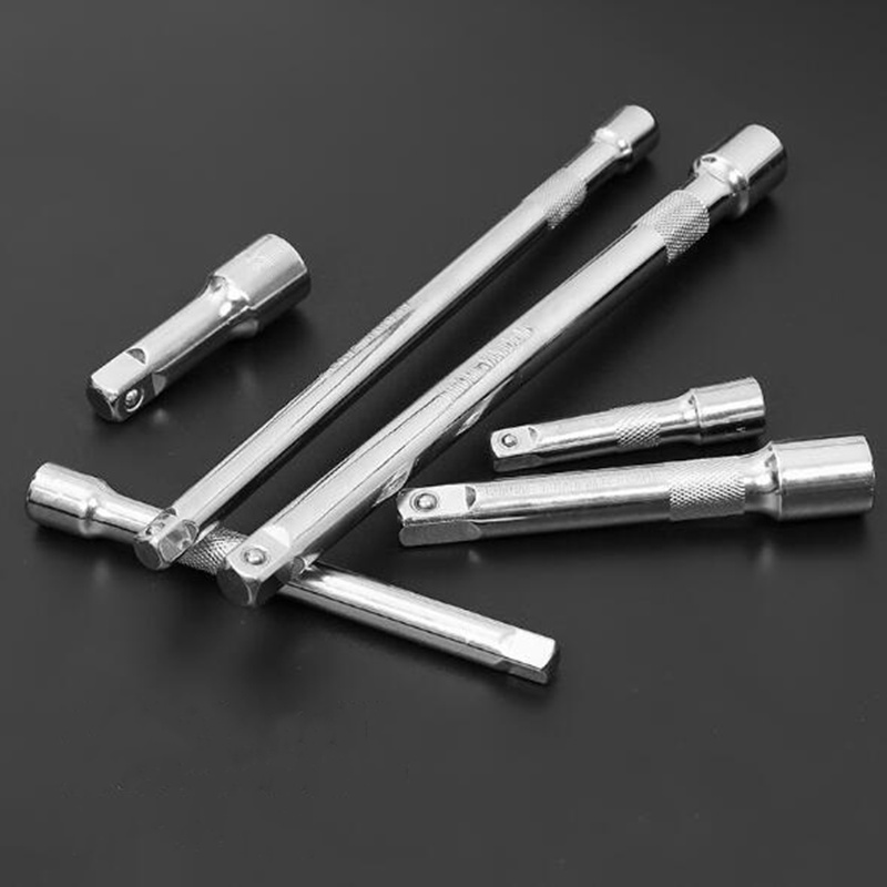 High quality Cr-V 50-250mm drive extension bar socket 1/4" 3/8" 1/2" Adapter sleeve connecting rod Ratchet Wrench Hand Tool