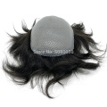 New arrival PU adhesive base Simple to use looks nautal men toupee in stock