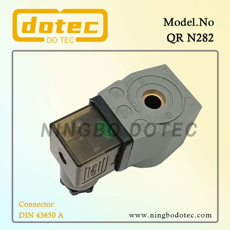 QR CY123 N282 C53056N Solenoid Pulse Valve Coil 24VDC