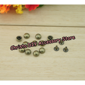 1000sets/Lots 5mm Antique Bronze Tire Studs Mushroom Nail Rivets DIY Spikes Accessories With One Mould