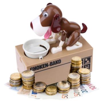 Piggy-Bank-Hungry-Eating-Dog-Coin-Money-Saving-Box-Choken-Robotic-Mec Automatic Stole Coin Dog Saving Money Box Christmas Gifts