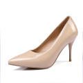 Brand New Classic Black Red Women Glossy Nude Pumps Stiletto High Heels White Lady Formal Shoes EMP50 Plus Big Size 10 48 30 45