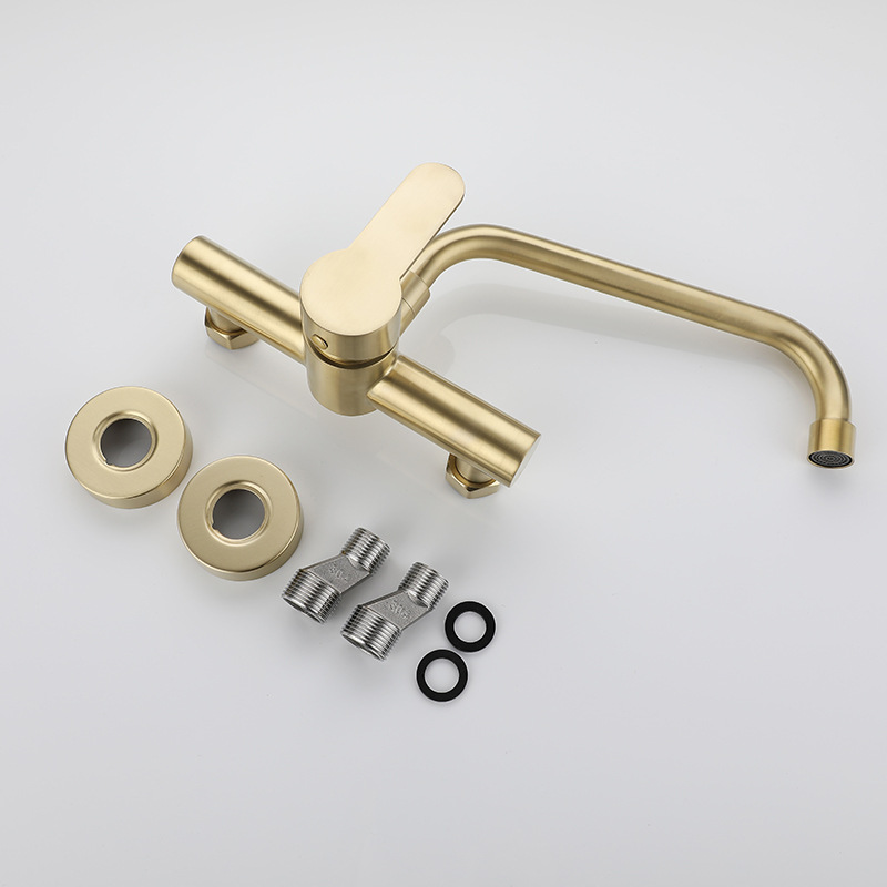 360 degree turn wall mounted sink faucet faucet 4