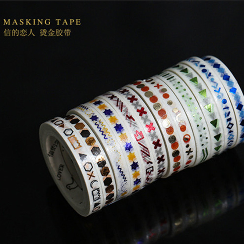 Symbol Alphabet Washi Tape Adhesive Tape Diy Scrapbooking Sticker Label Masking Tape 5mm x 5m