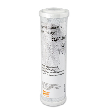 Coronwater CCBC-10C Coconut Activated Carbon Block Water Filter Cartridge RO Replacement Water Filter